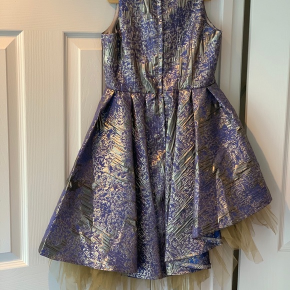 Purple/Gold party dress - Picture 2 of 2